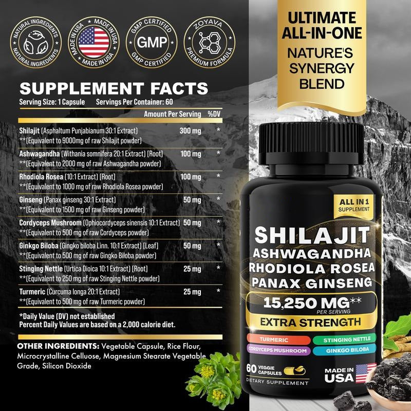 Sea moss Shilajit Frozen Collagen Peptide 2in1