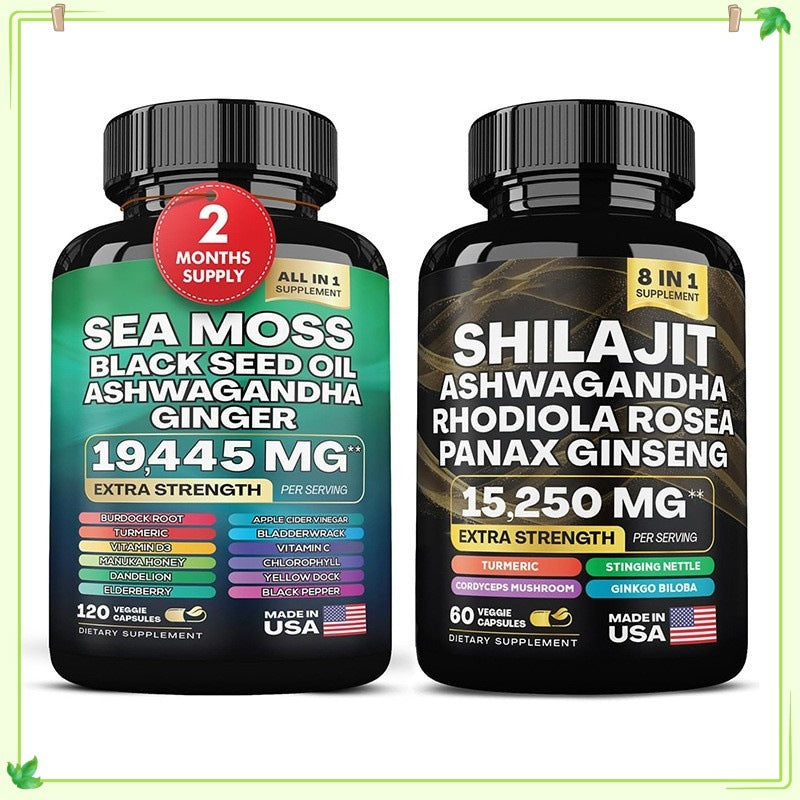 Sea moss Shilajit Frozen Collagen Peptide 2in1