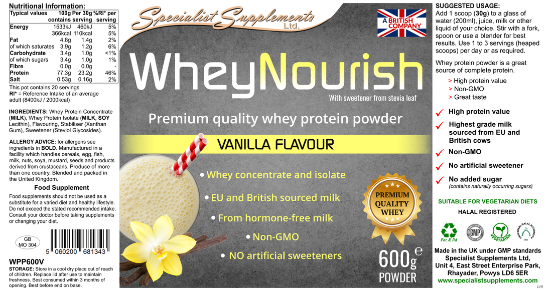 WheyNourish (Vanilla Flavour)